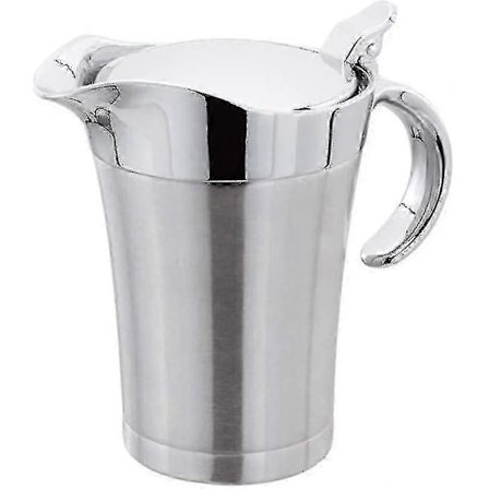 Dobbeltisoleret Sovsekande med Hængslet Låg, Ideel Rustfri Stål Sovsebåd (750ml) -Sy