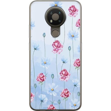 Kompatibelt Mobildeksel til Nokia 3.4 Petal Reverie Sky Blue