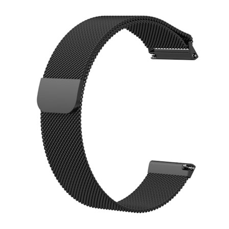 Metallarmband för Fitbit Versa (Strl. Large) - Svart