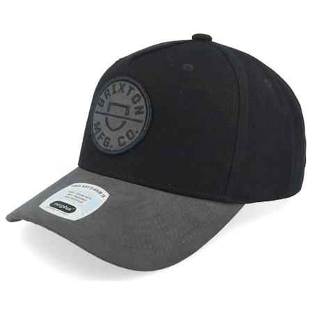 Brixton - Noir adjustable Casquette - Crest Black/Black Adjustable @ Hatstore
