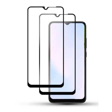 2-Pack SAMSUNG A12 Näytönsuoja - Karkaistu Lasi 9H - Super laatu 3D