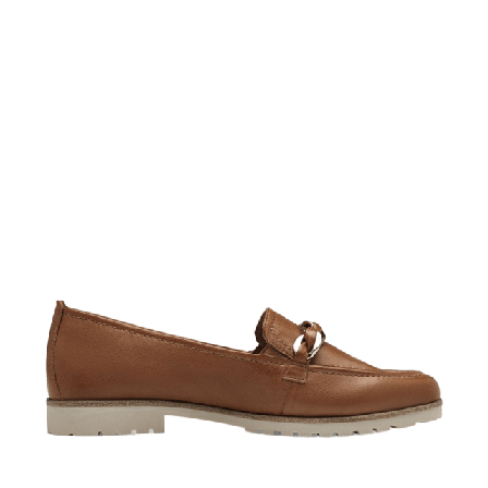 Tamaris Slip On Loafer W. Chain Loafers Dam Brun 41