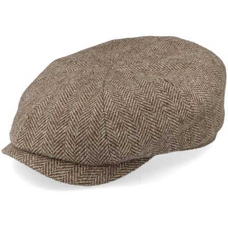 Stetson - Béžová flatcap Kšiltovka - Hatteras Undyed Wool Sustainable Beige Flat Cap @ Hatstore