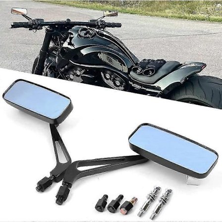Motorsykkel Speil av Høy Kvalitet Kompatibel med Harley Davidson - 8MM 10MM kompatibel Rektangel Speil kompatibel V Rod Night Softail Rod Breakout 