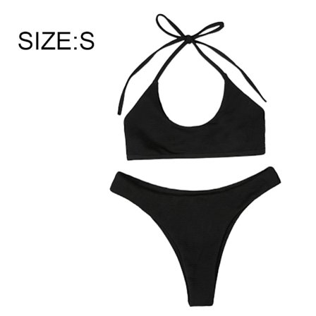 Sexy badetøy for kvinner komfortabelt stoff ensfarget slip