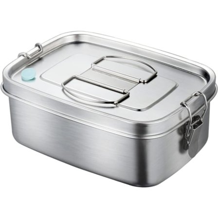Rustfri Bento-boks med avtakbar skillevegg, passer i lunsjveske og ryggsekk