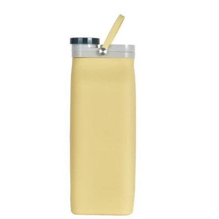 600ml Vikbar Mjölkflaska i Silikon, Krullformad Vattenflaska