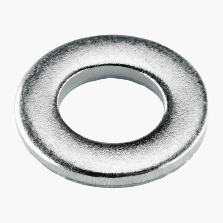 Biltema - Rund skive M6 x 12 mm elforsinket 25 stk.
