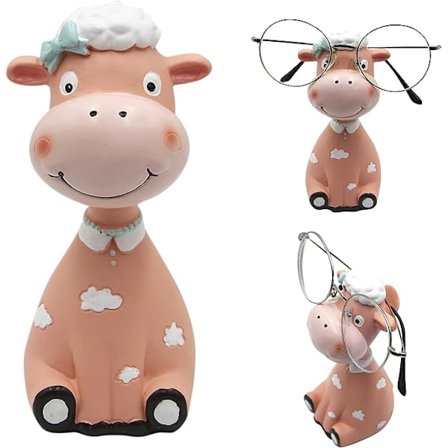 Suloinen silmälasiteline Rukoileva eläinhartsisuihkulasit Silmälasiteline Silmälasien pidike Pöytäkoti Dekoraatio