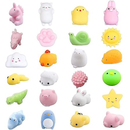 Squishy leksaker Billiga Squishy Fidget leksaker Pack för flickor Kawaii söta mjuka kläm slumpmässiga stilar-WELLNGS