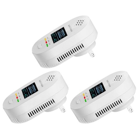 Hushållssäkerhetsenhet som detekterar gas-, CO-läckor, temperatur- och fuktighetsförändringar