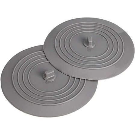 2-pack 6 tum Universal Silikongummi - Badkarspropp Avloppsplugg Skydd för kök Badrum Handfat Badkar_jarx