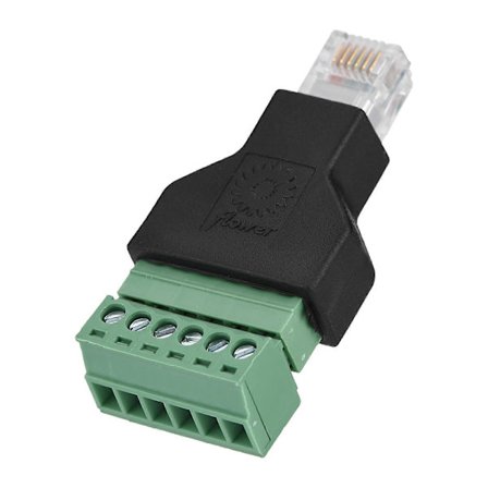 Ethernet RJ12 6P6C uros - 6-nastaruuviliittimet sovitinliitin