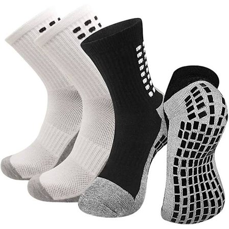 2 paria Acsergery-lahja liukueste urheilusukat miehille ja naisille, liukumaton kumipito