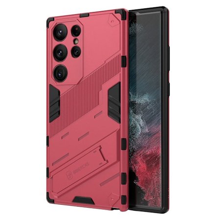 Stöttåligt Samsung Galaxy S23 Ultra hybridskal - Rosa