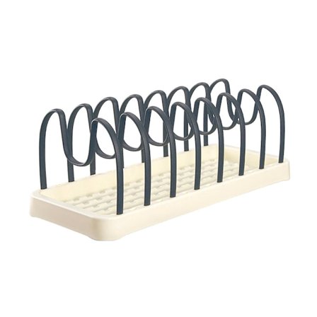 [COQQ] Organisator til gryder og pander til skabe, lågholder til køkkenbordpladen med justerbar plug-in-deler