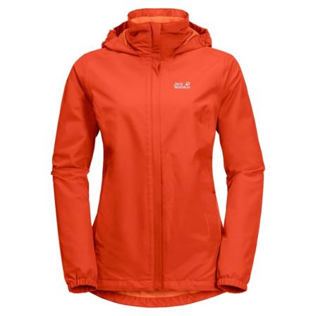 Jack Wolfskin Women's Stormy Point Jacket Women shell jackets Orange XS