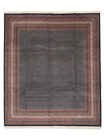 Trójkąt Duży Mir Indie Dywan 305X354 Wełna