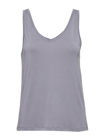 Slcolumbine Tank Top Top Ærmeløs Top Blå Soaked In Luxury