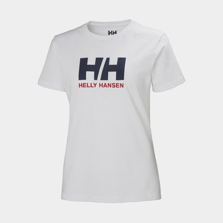 T-paita Helly Hansen HH Logo, White, naiset, Small