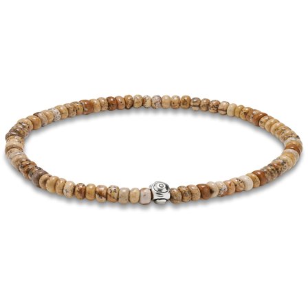 Amalfi | Pulsera de cuentas de piedra natural y coco para hombres - Pulseras de perlas