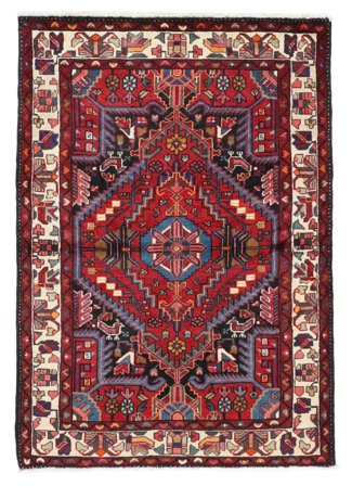 Hand Knotted Persian Toiserkan Rug 107X155