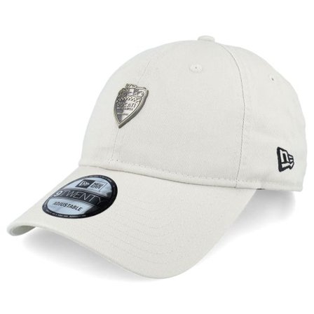 New Era - Motor Beige unconstructed Keps - Ducati Metal Badge 9TWENTY Ducati Stone Dad Cap @ Hatstore