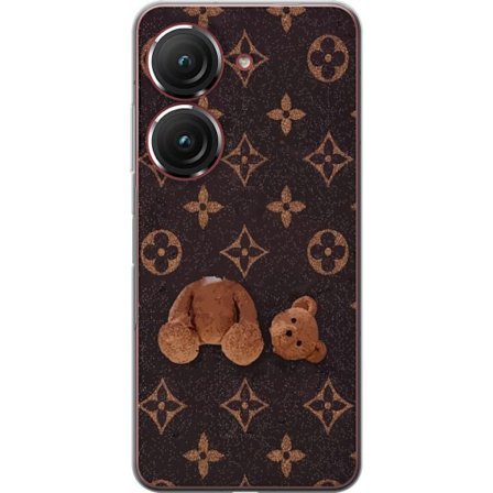 Yhteensopiva Puhelinkuori Asus Asus Zenfone 9 Graafinen monogrammikuvio, jossa taiteellisesti muotoiltu nalle