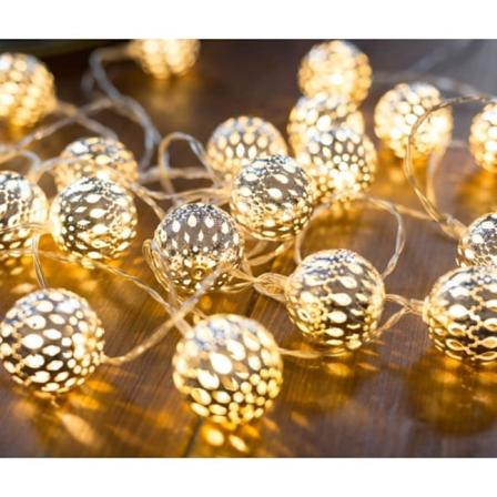 3M kokonaispituus 20 l mminvalkoista LED-valoa | Kynttil kranssi | Marokkolainen Ori
