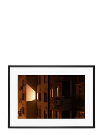 Democratic Gallery Poster House & Lights - Orange - 50X70