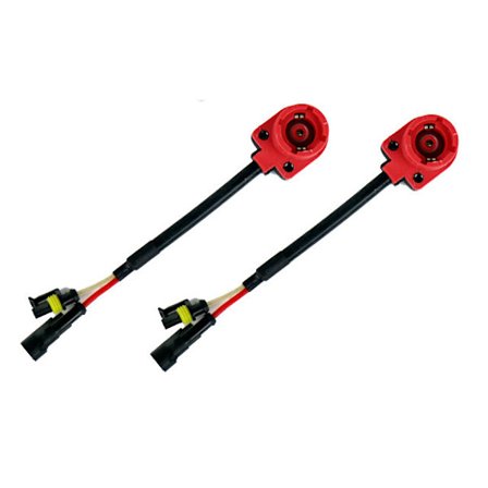 Xenon D2S D2R AMP kabelsats som passer til vanlig ballast 2-pakning_Supergave svart