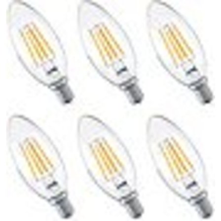 E14 LED-kronljuslampa, 6W 800lm LED-lampa, ersätter