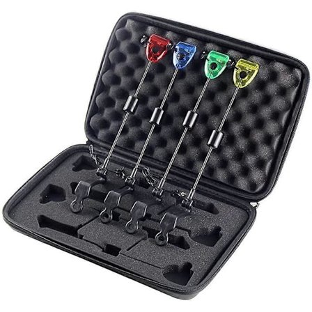 4 kpl Kalastusswingereitä Setti Kalastussyönti Hälyttimet Led Valaistu Swinger Karpin Kalastustarvikkeet