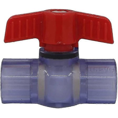 PVC Kuleventil 40mm Limventil Kuleventil Kuleventil Kulebasseng (indre diameter 40mm)