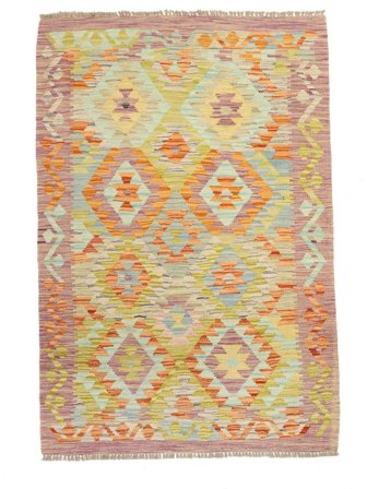 Kelim Afghan Old Style Matta 102X150 Ull, Afghanistan