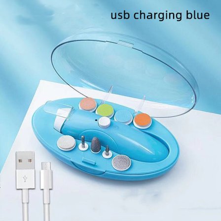 USB-ladbare Elektrisk Neglesaks for Baby Manikyr