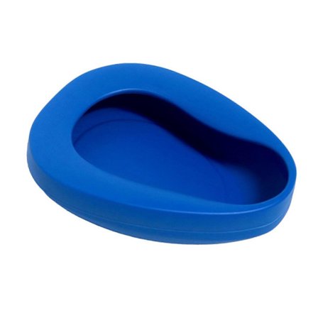 Bærbart bekken for eldre kvinner, kraftig bekken, tykke store bekken for sengeliggende pasienter, sykehus, hjemmebekken, hvit