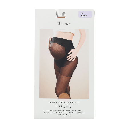 Å WOMAN Gravidtights 40 den Strumpbyxor Beige L