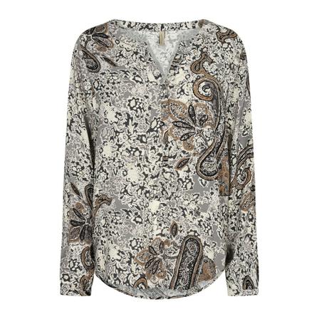 Soyaconcept Ebon 2 Bluse 18080 Grå, Dame Bluser