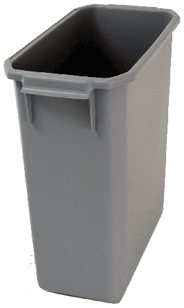 Hykab Patricia Sopkärl 60 l Ljusgrå, Lager & miljö