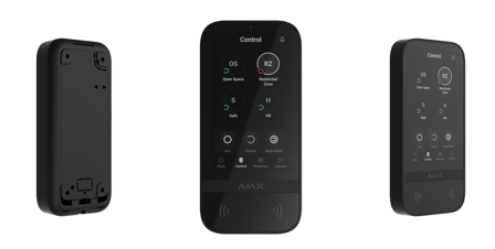 AJAX KeyPad TouchScreen (8EU) ASP black | Black