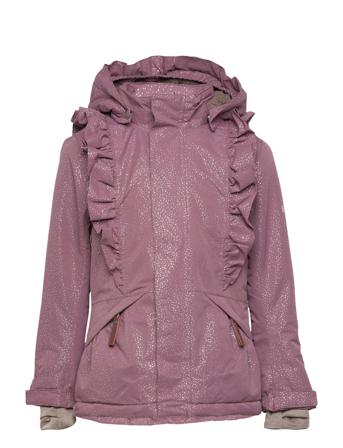Jacket W. Gold Glitter Outerwear Jackets & Coats Winter Jackets Liila En Fant
