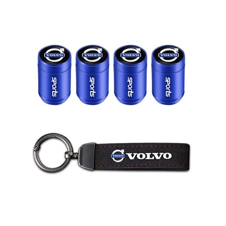 Auton renkaan venttiilin suojukset mokkanahkainen avaimenperä Volvo V60 V40 XC90 S60 XC60 V70 S90 V90 XC40 -lisävarusteille