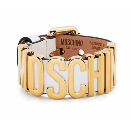 Moschino, Bracelets Wit, Dames, Maat:ONE Size