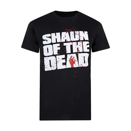 Shaun Of The Dead Mens Logotyp T-shirt Xl Svart/vit/röd