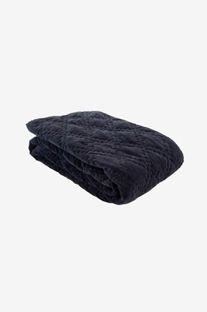 Borås Cotton - Sängöverkast Marseille - Blå - Överkast - 140X240 - Från Homeroom