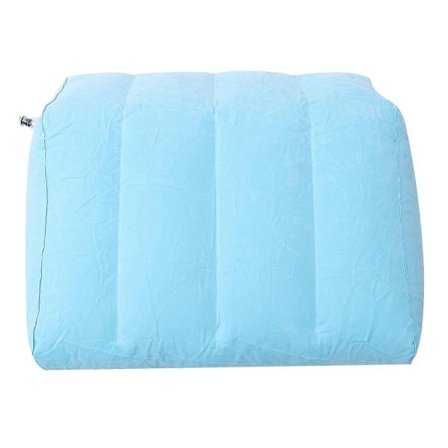 1 kpl puhallettava polvityyny kevyt kannettava tyyny rentouttavaan polven ja jalan lepuutukseen sekä kohotustyyny (sininen)