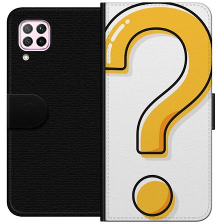 Kompatibelt Lommeboketui til Huawei P40 lite Spørsmålstegn