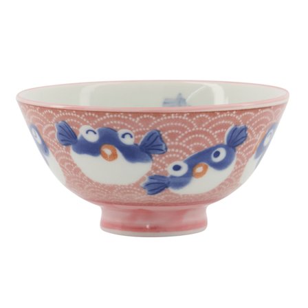 Tokyo design studio Kawaii skål 11 cm, fish pink