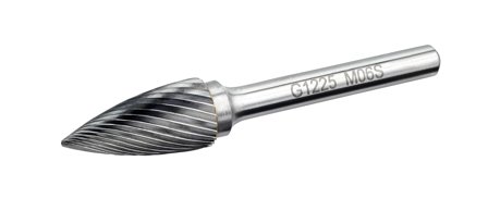 Ironside 200813 Pyörivä viila Medium-S, terävä muoto 25 x 12 mm, Koneiden tarvikkeet & käyttöosat